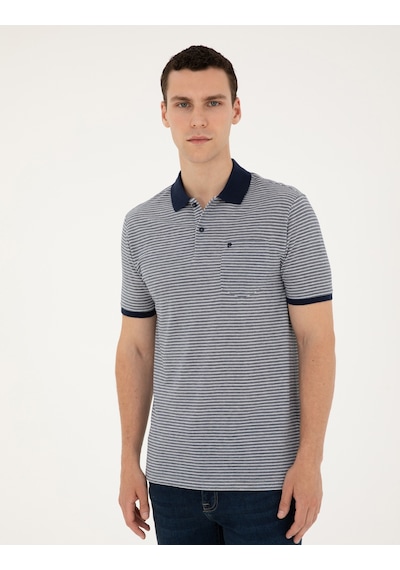 Pierre Cardin Erkek Lacivert Tişört 50297405-vr033 Lacivert