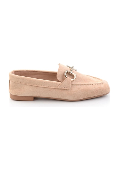 Nude Kadın Loafer Ayakkabı K01360060072 Ten Rengi