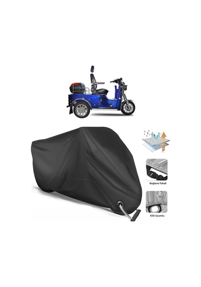 Yuki Yk-25 Midilli Motor Branda (Bağlantı, Kilit Uyumlu)-Siyah (457277277)