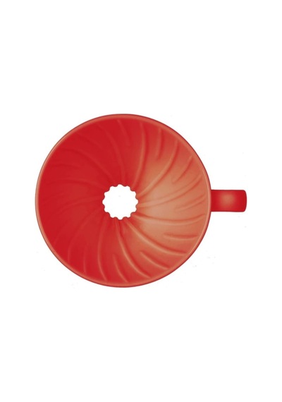 Aloha Seramik Kahve Demleme Ekipmanı V60 Dripper Kırmızı