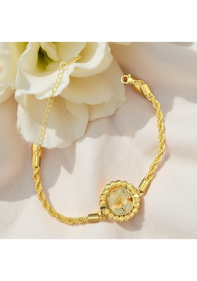 9019206771875 - Zarif Ağaç Motifli Altın Renk 316l Çelik Bileklik Antialerjik Özelliklerle Şık Ve Modern Tasarım Gold 9019206771875 - Zarif Ağaç Motifli Altın Renk 316l Çelik Bileklik Antialerjik Özelliklerle Şık Ve Modern Tasarım Gold