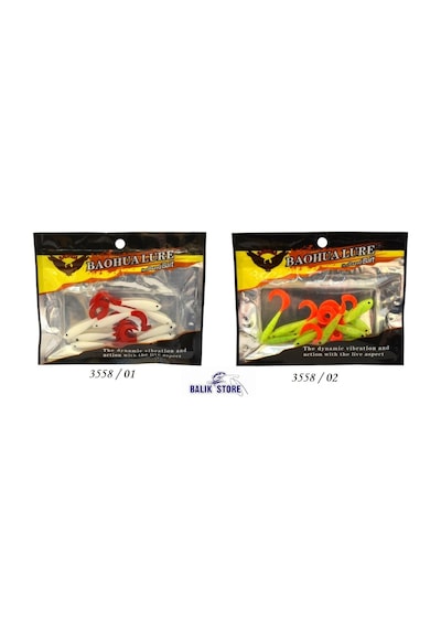 3558 Hıper Soft 4.5Cm 10Lu Paket Lrf Silikonu