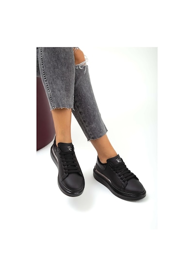 Tamer Tanca Kadın Vegan Siyah Sneakers & Spor Ayakkabı Siyah