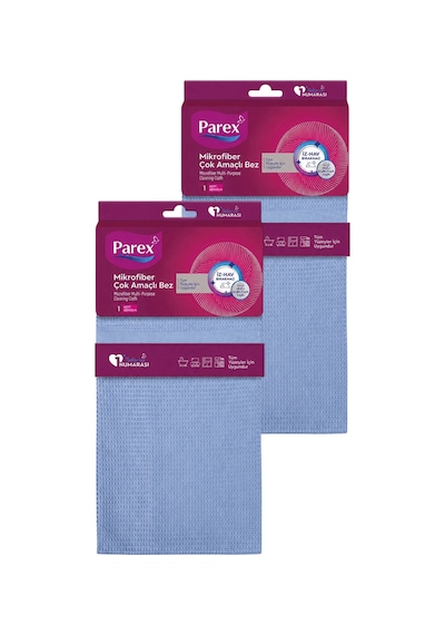 Mikrofiber Çok Amaçlı Bez Mavi İkili Paket Diğer