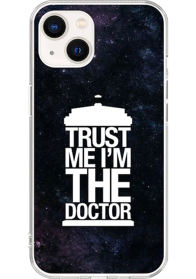 Apple Uyumlu iPhone 14 Plus Şeffaf Kılıf Doctor Who Tasarımlı