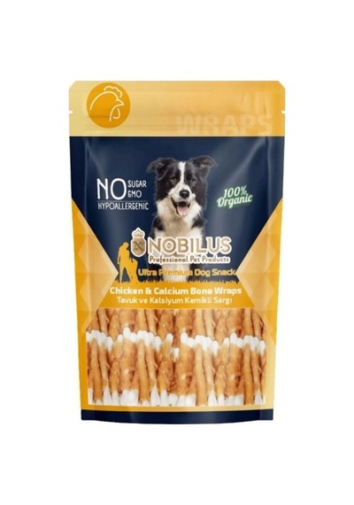 Nobılus Tavuk Ve Kalsiyum Kemikli Sargı Köpek Ödül Maması 80gr