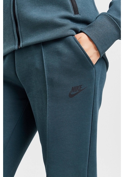 Nike Sportswear Tech Fleece Standart Fit Mid Rise Jogger Kadın Eşofman Altı Koyu Yeşil Koyu Yeşil