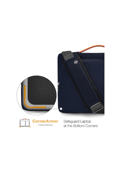 Tomtoc A42-C01B01 13.5" Lacivert Defender-A42 Notebook Çantası