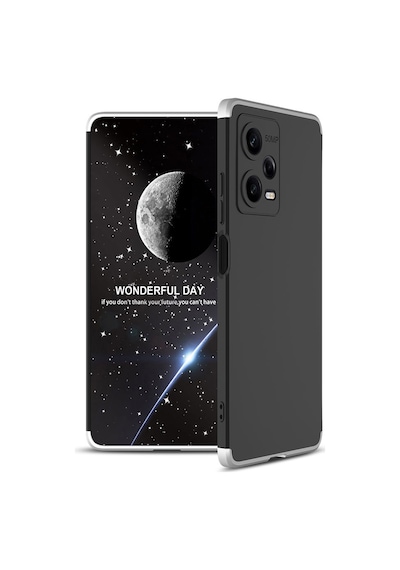 Xiaomi Redmi Note 12 Pro 5g Kılıf Zore Ays Kapak Siyah-Gri