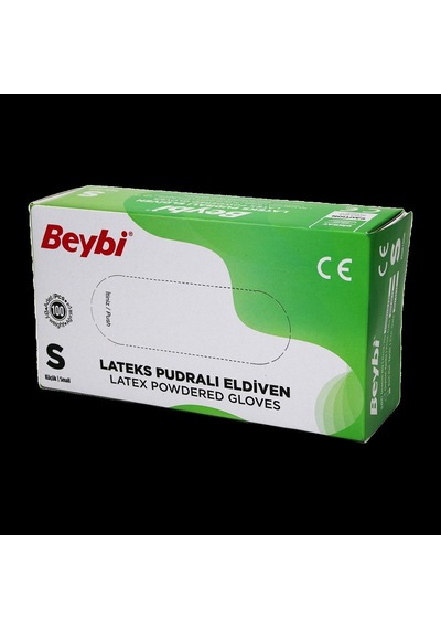 Beybi S Pudralı Muayene Eldiveni 100lü 4915