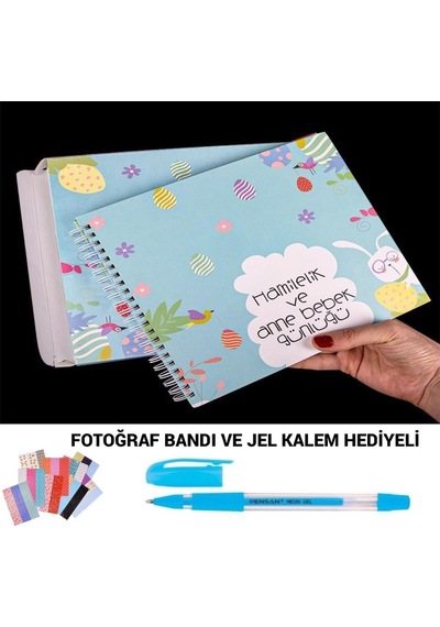 Kutulu Hamilelik Ve Anne Bebek Günlüğü Anı Defteri