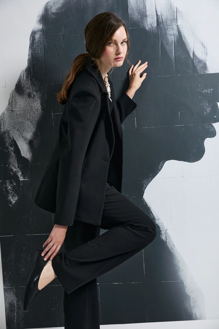 Lufian Elvıs Kadın Ceket Siyah Siyah 122140007100100 Siyah