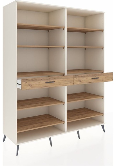 Kronos Gardrop 10 Raflı 2 Çekmeceli 176x59x221 Aytaşı-çam Çam Kronos Gardrop 10 Raflı 2 Çekmeceli 176x59x221 Aytaşı-çam Çam