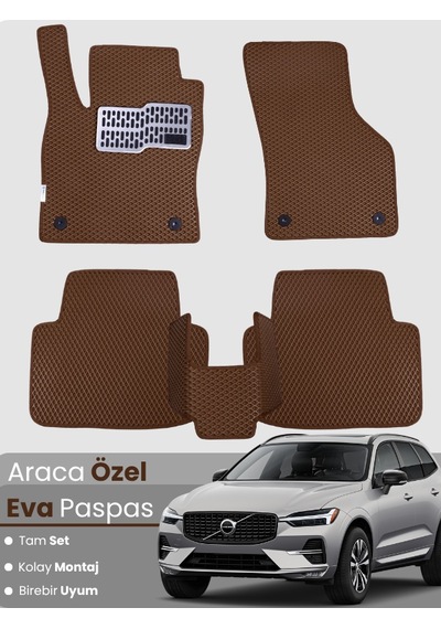 Volvo Xc60 Hybrid 2021-2025 Uyumlu Eva Paspas Tam Set Oto Paspas,araca Özel,tam Koruma 937