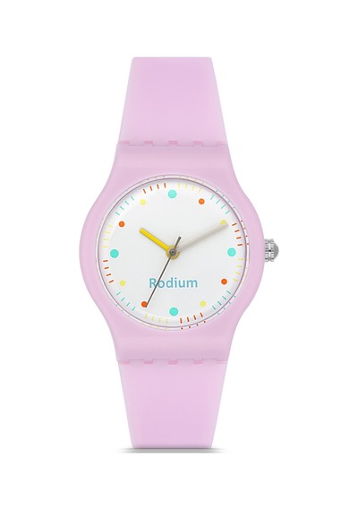 Rodium Analog Çocuk Kol Saati - Pembe Standart Pembe