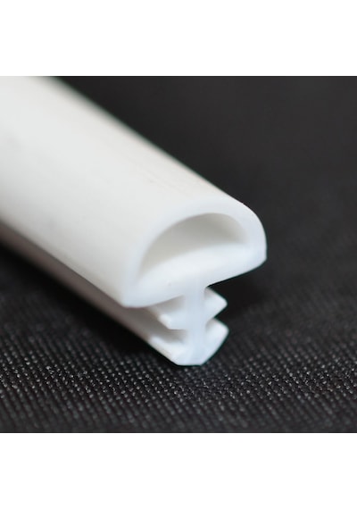 Yumuşak Pvc Kasa Fitili D Orta Tırnaklı Düz Beyaz 100 Metre