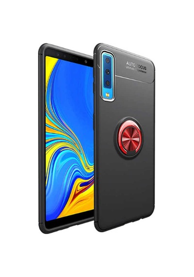 Samsung Uyumlu Galaxy A7 2018 Kılıf Zore Ravel Silikon Kapak Mavi