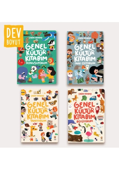 Genel Kültür Kitabım Set / Tanıyorum - Büyüyorum - Fark Ediyorum - Konuşuyorum