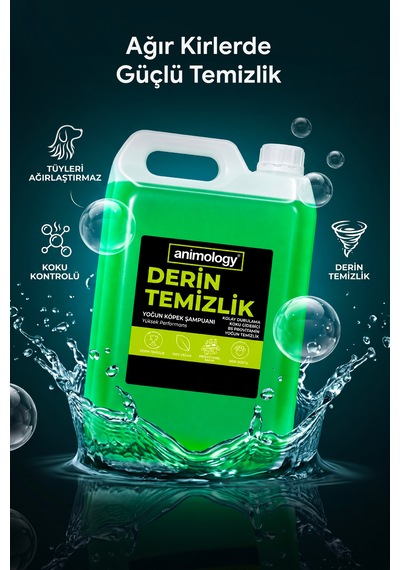 Animology Deep Clean Derin Temizleyici 20:1 Konsantre Köpek Şampuanı 5 Lt