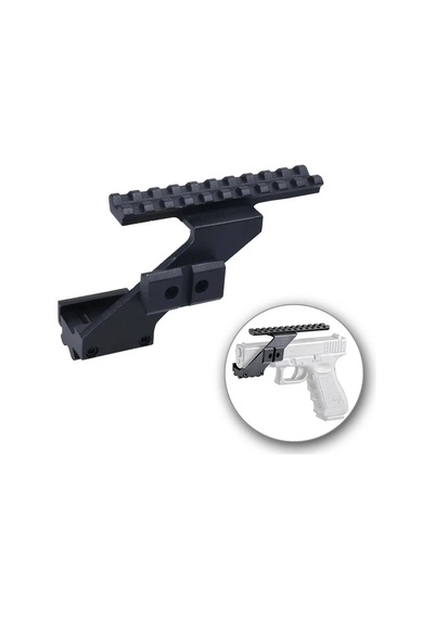 Kapsamı Ray Montajı 22mm Picatinny Üst Alt Ray Siyah