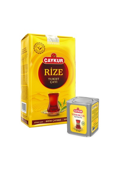 Tomurcuk Kokulu 125gr Ve Rize Turist 1kg Dökme Çay Paketi