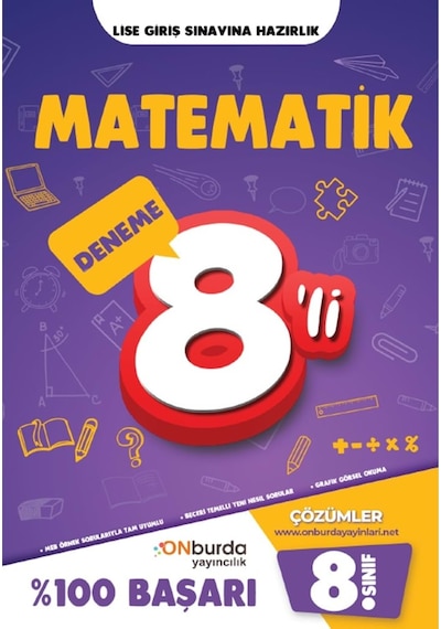 Onburda 8.Sınıf Matematik Yeni Nesil Branş Denemeleri