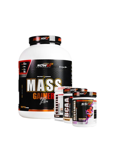 Mass Gainer, Kreatin, Bcaa & Glutamin Kombinasyonu Hacim Ve Güç Paketi 4'lü Set Aromalı