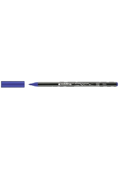 Edding Porselen Kalemi Fırça Uçlu 1 Mm- 4 Mm Mavi 4200 - 10 Adetl