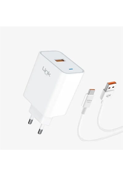 Linktech T461e Eco 45w 67-120w Qc3.0 Turbo Şarj Type-c Kablolu Şarj Aleti -