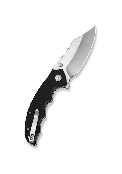 Civivi Pentad Black G10 Handle Satin Finished Nitro-v Blade Kamp Çakı Siyah