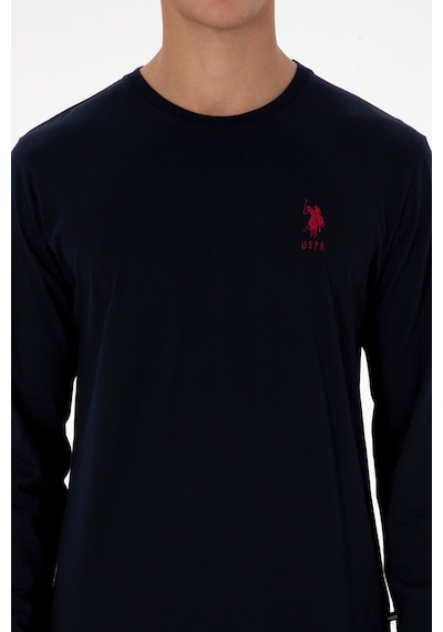 U.S. Polo Assn. Erkek Kırmızı Ekoseli Lacivert Pijama Takımı 50318615-VR033 U.S. Polo Assn. Erkek Kırmızı Ekoseli Lacivert Pijama Takımı 50318615-VR033