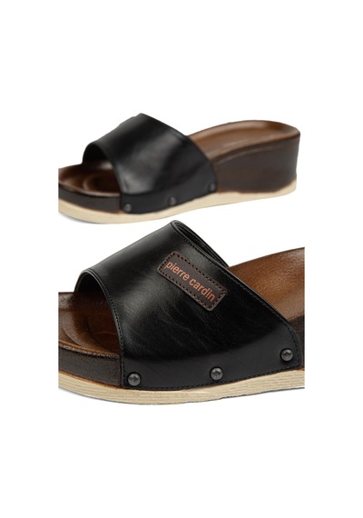 Pierre Cardin Pc-7030-3485 Siyah - Kadın Terlik Siyah