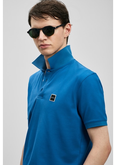 Lufian Carter Smart Erkek Polo Tişört Mavi Mavi 111040233100300 Mavi