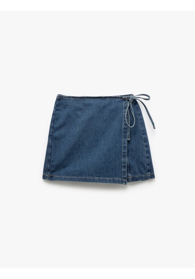 Koton Pamuklu Bağlama Detaylı Mini Denim Şort Etek Koyu İndigo 5sal40010md Dark Indigo Koyu İndigo Koton Pamuklu Bağlama Detaylı Mini Denim Şort Etek Koyu İndigo 5sal40010md Dark Indigo Koyu İndigo