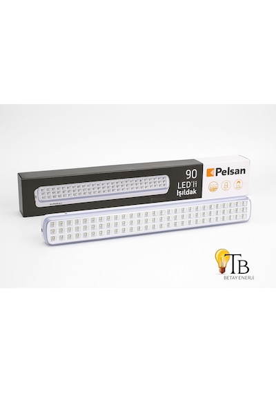 Pelsan 90 Led Li Şarjlı Işıldak8 Saat Aydınlatma Taşınabilir Acil Durum Lambası Yüksek Parlaklık