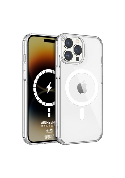 Buff Apple iPhone Uyumlu  14 Pro - 2x5d Ekran Koruyucu + Magsafe Kılıf + Lens Koruyucu Matte Mat