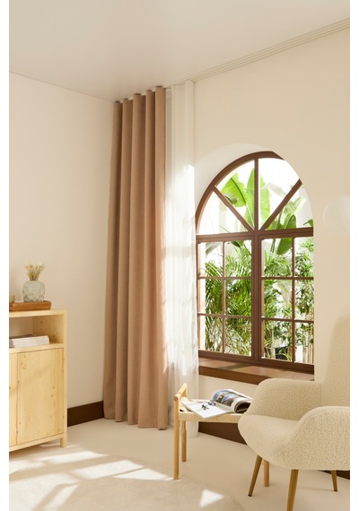 Kaşmir Home Holly Ada Fon Perde Bej 150x270 Cm Bej