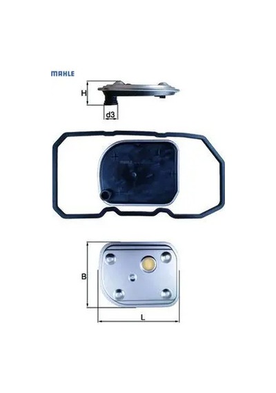 Otomatık Sanzıman Yagı Fıltre Setı Mercedes W169 W245 Mahle A1693771395/ A1693710480