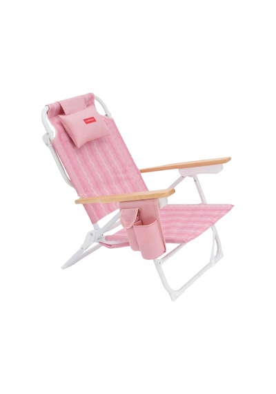 Flamingueo Soğutucu Cepli Plaj Sandalyesi Echo Pink Pembe