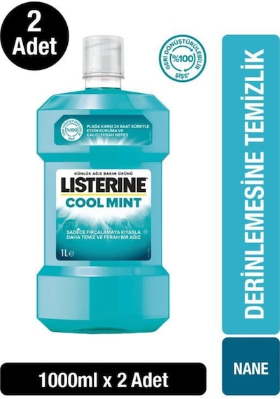 Listerine Coolmint 1 L X 2 Adet
