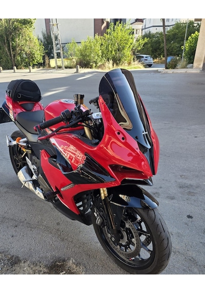 Motocam Qj Srk 25 R Ön Cam 2023-2026 Model 42cm Siyah Renkli 4mm