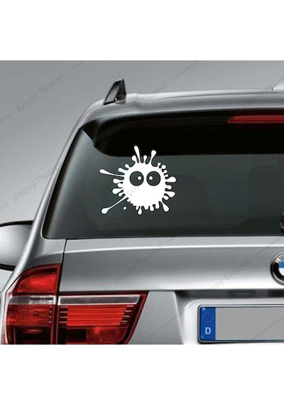 Şaşkın Çamur Sticker Leke Araba Sticker Şaşkın Arma Sticker