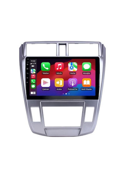 Honda City 2009-2012 Android Multimedya Carplay Android Auto Navigasyon Kameralı 4gb Ram 64gb 10"