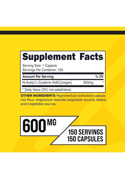 Primaforce N.a.c Vegan N-acetyl L-cysteine 600 Mg 150 Caps Aromasız