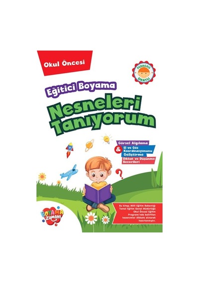 Eğitici Boyama - Nesneleri Tanıyorum - Boyama Zamanı