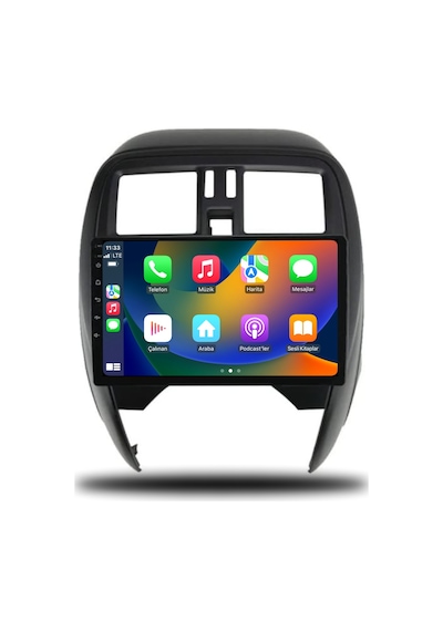 Redhat Nissan Micra Android Carplay Multimedya 2014-2018 2gb Ram + 32gb Hafıza + 4 Çekirdek