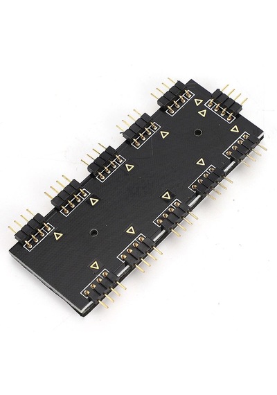 Rgb Led Fan Şerit Hub Splitter 10 Port 12v 4 Pin Kablo Çoklayıcı