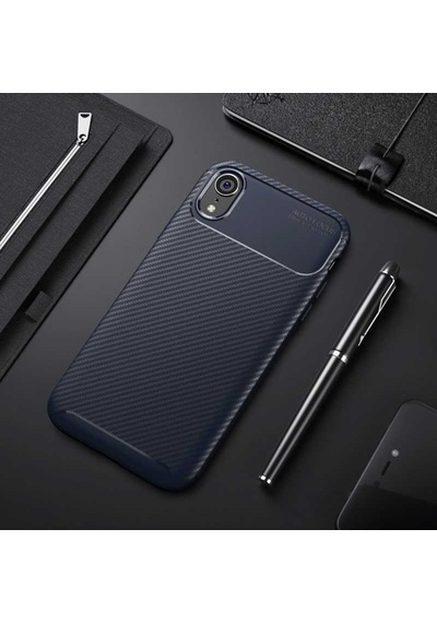 Apple Uyumlu iPhone XR 6.1 Kilif Karbon Silikon Case 359767775