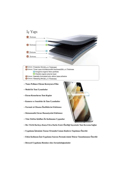 Tecno Camon 40 Pro 5G Uyumlu Kavisli Ekran Koruyucu Nano Polimer Film - Extra Darbe Korumalı