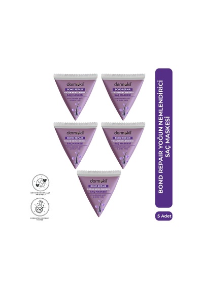 Dermokil Bond Repair Yoğun Nemlendirici Saç Maskesi Seti 25 Ml X 5 Adet